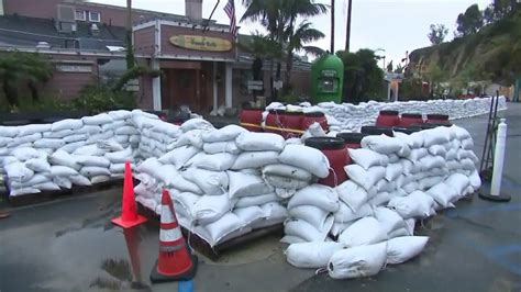 Here's where Southern California residents can get sand and sandbags in preparation for Hurricane Hilary